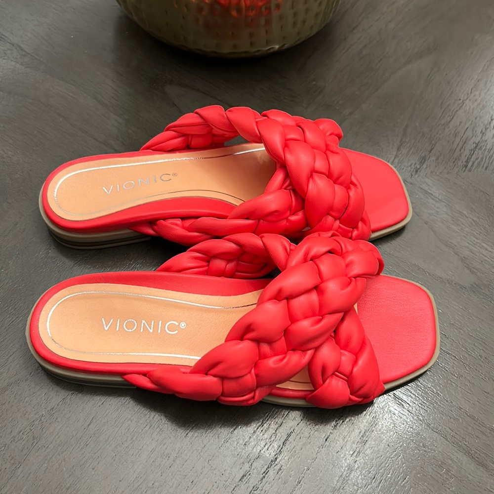 VIONIC KALINA SLIDE SANDAL POPY - Picture 7 of 12